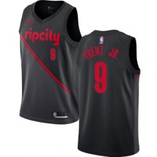 Men's Nike Portland Trail Blazers #9 Gary Trent Jr. Swingman Black NBA Jersey - 2018 19 City Edition