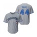 Men's Toronto Blue Jays #44 Rowdy Tellez Replica Grey Road Baseball Jersey