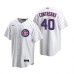 Men's Nike Chicago Cubs #40 Willson Contreras White Home Stitched Baseball Jersey