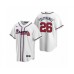 Men's Atlanta Braves #26 Mike Foltynewicz Nike White 2020 Replica Home Stitched Jersey