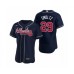 Men's Atlanta Braves #29 John Smoltz Nike Navy Authentic 2020 Alternate Stitched Jerseys