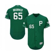 Men's Pittsburgh Pirates #65 J.T. Brubaker Green Celtic Flexbase Authentic Collection Baseball Player Stitched Jersey