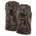 Men's Nike Golden State Warriors #4 Quinn Cook Swingman Camo Realtree Collection NBA Jersey