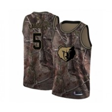 Men's Memphis Grizzlies #5 Bruno Caboclo Swingman Camo Realtree Collection Basketball Jersey