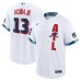 Men's Atlanta Braves #13 Ronald Acu?a Jr. Nike White 2021 MLB All-Star Game Replica Player Stitched Jersey