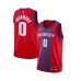 Men's Detroit Pistons #0 Andre Drummond Swingman Red Basketball Stitched Jersey - 2019 20 City Edition