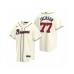 Men's Atlanta Braves #77 Luke Jackson Nike Red 2020 Replica Alternate Stitched Jersey