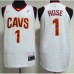 Men's Nike Cleveland Cavaliers #1 Derrick Rose White Stitched NBA Swingman Jersey