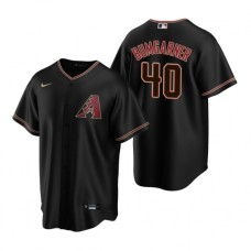 Men's Nike Arizona Diamondbacks #40 Madison Bumgarner Black Alternate Stitched Baseball Jersey