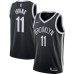 Men's Brooklyn Nets #11 Kyrie Irving Nike Black 2020-21 Swingman Stitched Jersey