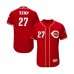 Men's Cincinnati Reds #27 Matt Kemp Red Alternate Flex Base Authentic Collection Baseball Jersey