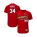 Men's St. Louis Cardinals #34 Yairo Munoz Red Alternate Flex Base Authentic Collection Baseball Player Stitched Jersey