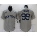 Men's Nike New York Yankees #99 Aaron Judge Gray Game 2021 Field of Dreams Stitched Jersey