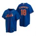 Men's Nike New York Mets #18 Darryl Strawberry Royal Alternate Stitched Baseball Jersey