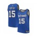 Men's Orlando Magic #15 Vince Carter Swingman Blue Hardwood Classics Basketball Stitched Jersey