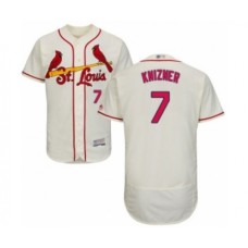 Men's St. Louis Cardinals #7 Andrew Knizner Cream Alternate Flex Base Authentic Collection Baseball Player Stitched Jersey