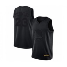 Men's Golden State Warriors #23 Mitch Richmond Swingman Black MVP Basketball Stitched Jersey