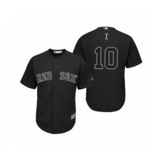 Men's Boston Red Sox #10 David Price X Black 2019 Players Weekend Replica Stitched Jersey