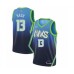 Men's Dallas Mavericks #13 Steve Nash Swingman Blue Basketball Stitched Jersey - 2019 20 City Edition