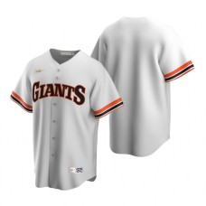 Men's Nike San Francisco Giants Blank White Cooperstown Collection Home Stitched Baseball Jersey