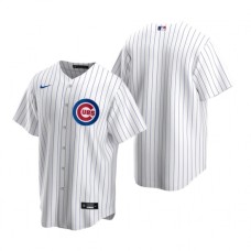 Men's Nike Chicago Cubs Blank White Home Stitched Baseball Jersey