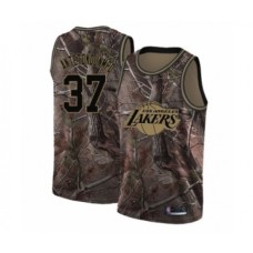 Men's Los Angeles Lakers #37 Kostas Antetokounmpo Swingman Camo Realtree Collection Basketball Stitched Jersey