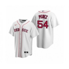 Men's Boston Red Sox #54 Martin Perez Nike White Replica Home Stitched Jersey