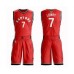 Men's Toronto Raptors #7 Kyle Lowry Swingman Red 2019 Basketball Finals Bound Suit Jersey - Icon Edition