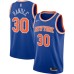 Men's New York Knicks #30 Julius Randle Nike Blue 2020-21 Swingman Stitched Jersey