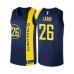 Men's Indiana Pacers #26 Jeremy Lamb Authentic Navy Blue Basketball Jersey - City Edition