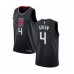 Men's Los Angeles Clippers #4 JaMychal Green Authentic Black Basketball Stitched Jersey Statement Edition