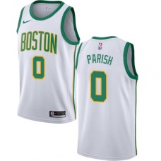 Men's Nike Boston Celtics #0 Robert Parish Swingman White NBA Jersey - City Edition