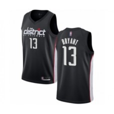 Men's Washington Wizards #13 Thomas Bryant Authentic Black Basketball Stitched Jersey - City Edition