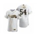 Men's Atlanta Braves #54 Max Fried Nike White Authentic Golden Edition Stitched Jersey