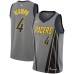 Men's Nike Indiana Pacers #4 Victor Oladipo Swingman Gray NBA Jersey - City Edition