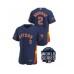 Men's Houston Astros #2 Alex Bregman 2021 Navy World Series Flex Base Stitched Baseball Jersey