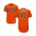 Men's Baltimore Orioles #40 Jesus Sucre Orange Alternate Flex Base Authentic Collection Baseball Jersey