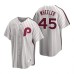 Men's Nike Philadelphia Phillies #45 Zack Wheeler White Cooperstown Collection Home Stitched Baseball Jersey