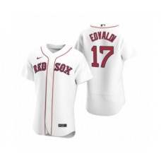 Men's Boston Red Sox #17 Nathan Eovaldi Nike White Authentic 2020 Home Stitched Jersey