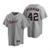 Men's Nike Detroit Tigers #42 Jackie Robinson Gray Road Stitched Baseball Jersey