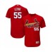 Men's St. Louis Cardinals #55 Dominic Leone Red Alternate Flex Base Authentic Collection Baseball Player Stitched Jersey