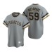 Men's Nike Pittsburgh Pirates #59 Joe Musgrove Gray Cooperstown Collection Road Stitched Baseball Jersey