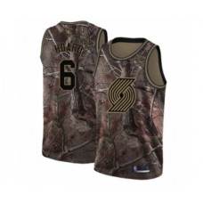 Men's Portland Trail Blazers #6 Jaylen Hoard Swingman Camo Realtree Collection Basketball Stitched Jersey