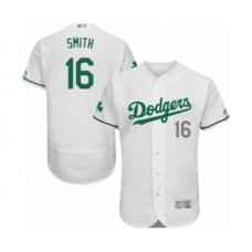 Men's Los Angeles Dodgers #16 Will Smith White Celtic Flexbase Authentic Collection Baseball Player Stitched Jersey