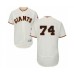 Men's San Francisco Giants #74 Jandel Gustave Cream Home Flex Base Authentic Collection Baseball Player Stitched Jersey