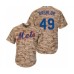 Men's New York Mets #49 Tyler Bashlor Authentic Camo Alternate Cool Base Baseball Player Stitched Jersey