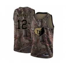 Men's Memphis Grizzlies #12 Ja Morant Swingman Camo Realtree Collection Basketball Stitched Jersey