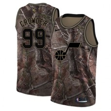 Men's Nike Utah Jazz #99 Jae Crowder Swingman Camo Realtree Collection NBA Jersey