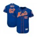 Men's New York Mets #62 Drew Smith Royal Blue Alternate Flex Base Authentic Collection Baseball Player Stitched Jersey