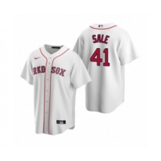 Men's Boston Red Sox #41 Chris Sale Nike White Replica Home Stitched Jersey